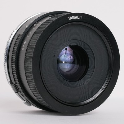 [GOOD] Tamron 28mm f/2.5 Adaptall-2, 02B w/ Nikon AI, Caps, Case & Filter