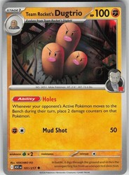 Team Rocket's Dugtrio 101/217 Uncommon Ascended Heroes