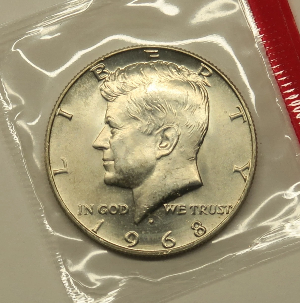 25+ Uncirculated 1968 Kennedy US Half Dollars (1964-Now) for sale