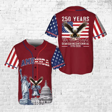 We The People America 250th Anniversary Baseball Jersey