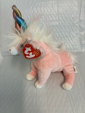 Ty Beanie Baby💜Charmer The Unicorn 7" New MWMT's