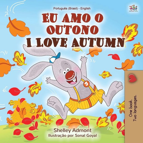I Love Autumn (Portuguese English Bilingual Book For Kids) Brazilian Portuguese-image