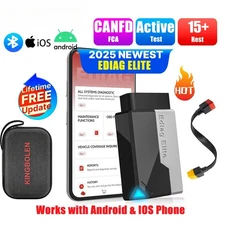 LOT ALL System Car Diagnostic Tools active test 15 Reset Full OBD2 CANFD Scanner