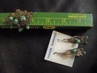 Vintage Jade Jadeite Apple Imperial green art deco set earrings a pendant pin — photo 8