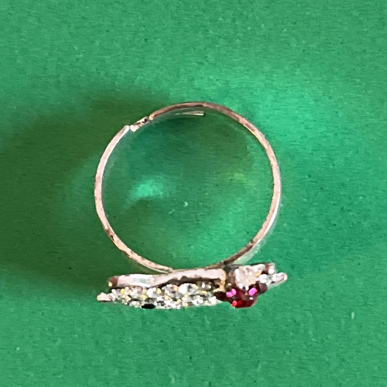 Hello Kitty Adjustable Children's Ring w/ Rhinest… - image 2