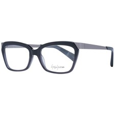 Yohji Yamamoto YO-1035526 Women Black Optical Frame Acetate Rectangle Eyeglasses