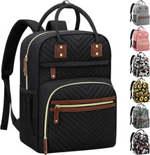 Diaper Bag Backpack for Women Large Capacity with Insulated Pockets Multifunctio