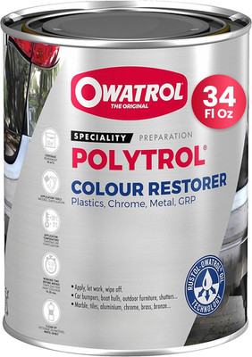 Polytrol Plastic Restorer for Cars , Color Restorer, Car Bumpers, Chrome, P