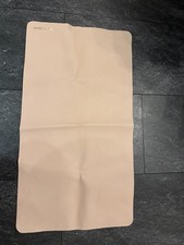 Ava + Oliver Vegan Leather Baby Changing Mat 16x30 Wipeable Foldable Travel Crea