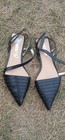 Rachel Zoe Black Pointed Toe Strappy Flats Size 7.5 Women's — photo 1