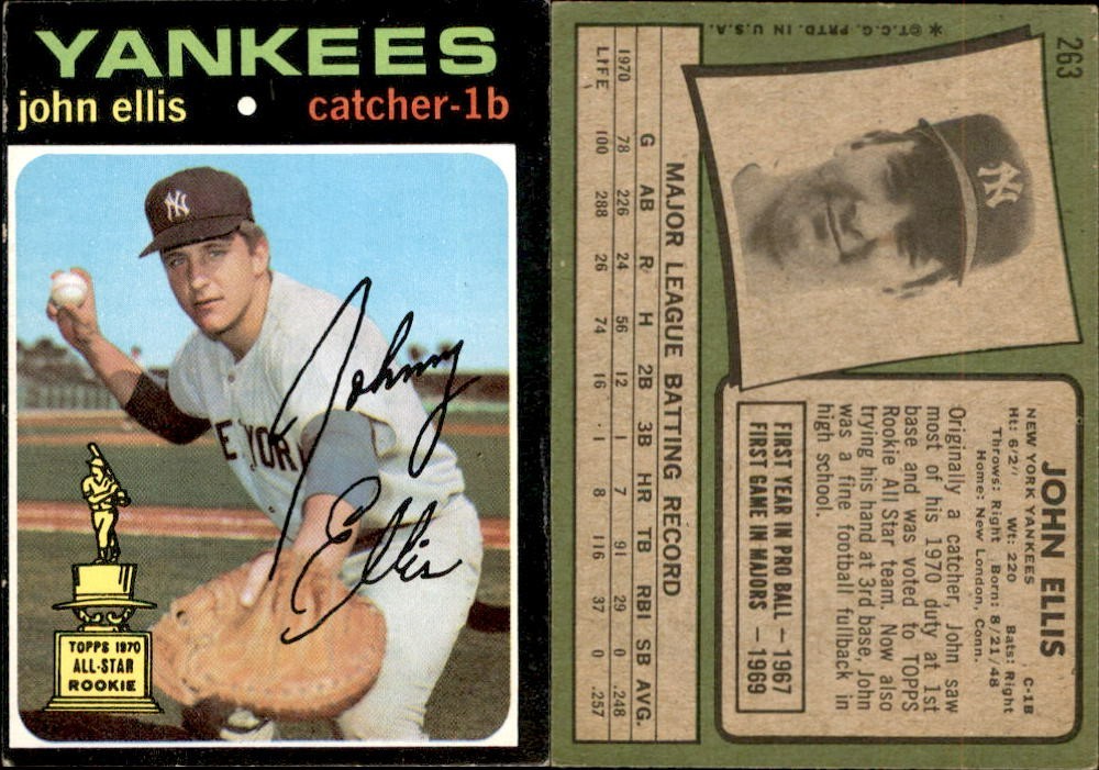 1971 Topps - John Ellis #263