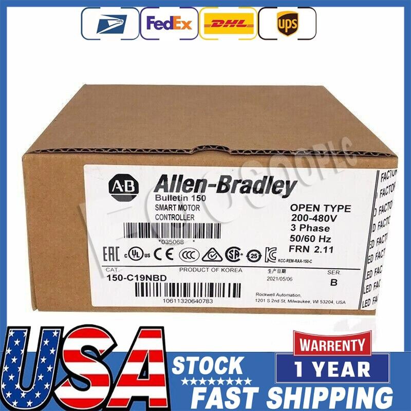 Allen-Bradley 150-C19NBD SMC-3 Smart Motor Controller 150C19NBD NEW