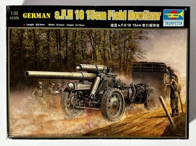 Trumpeter 02304 1/35 Scale German sFH 18 15cm Field Howitzer w/Metal Barrel 2007