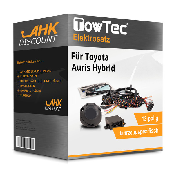 für Toyota Auris Hybrid 07.2013-Jetzt Towtec E-Satz 13Polig Fahrzeugspezifisch-image