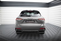 Maxton Design Diffusor Heckansatz Passend FüR Maserati Levante Trofeo Mk1 Schwar