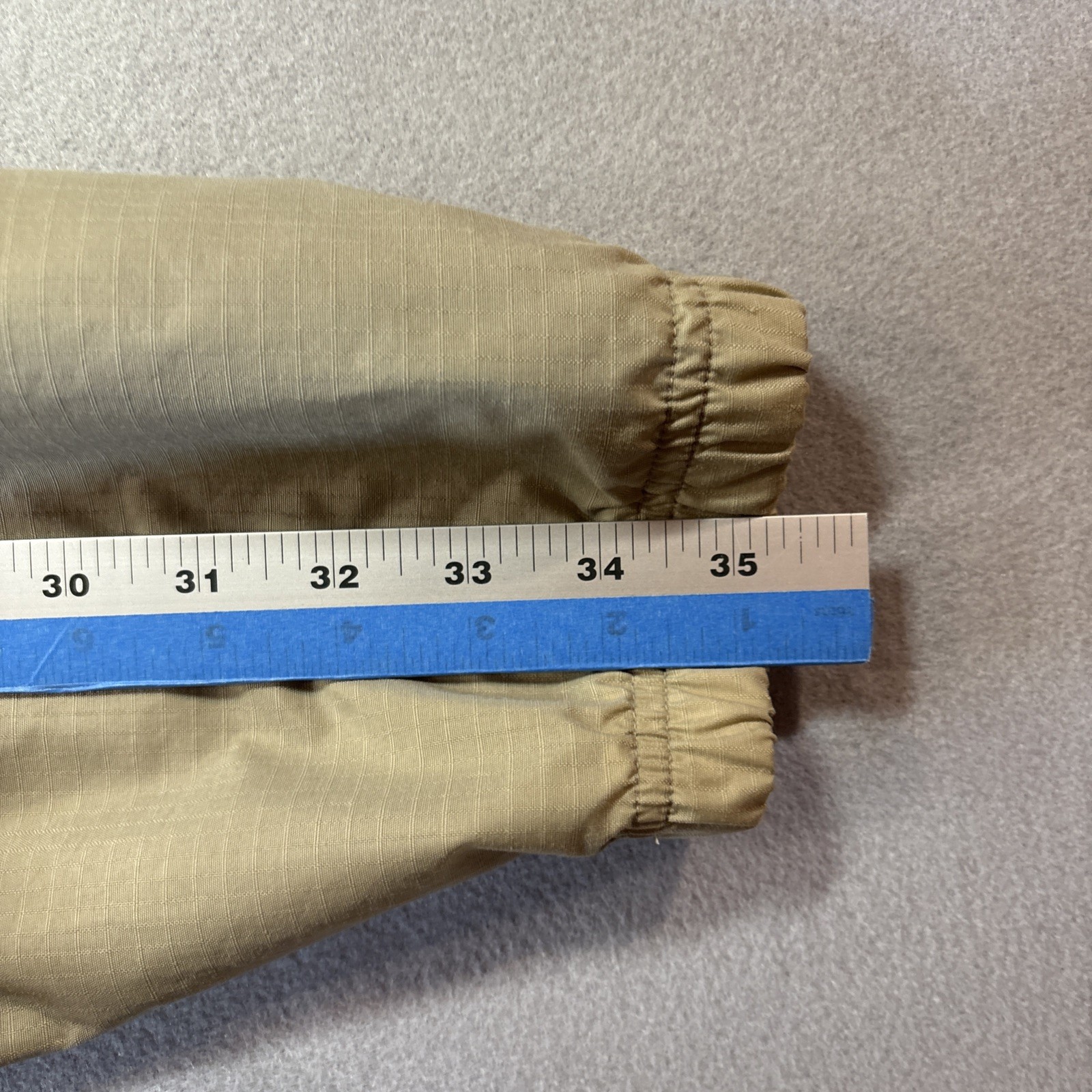 Cabelas Windcrest Khaki Pullover Windbreaker V Ne… - image 10