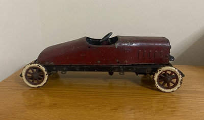 Structo Stutz Bearcat # 10 Auto Builder Series Toy Windup Racer Car A2-36