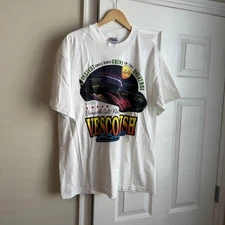 Vintage Vesco Nish Racing Shirt Mens Large Bonneville Salt Flats 40th