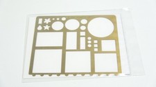Shapes Classy Brass Stampin' Up Dry Embossing - Stenciling 2004 Item 104292