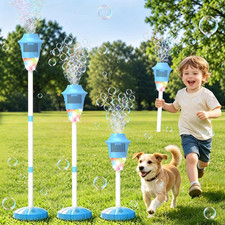 Bubble Machine Torch for Party Toys for 3-12 Year Kids Boys Girls