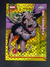 2026 Topps Chrome Marvel Evangeline #117 1st Gold X-Fractor /50