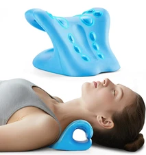 Massager New Neck Relaxer Portable Shiatsu Massage Pillow Cervical OY