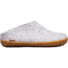 Glerups The Slip-On Rubber Slipper Grey/Tan, 47.0