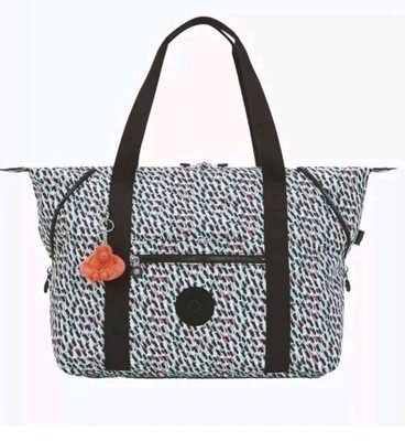 Kipling Art M Abstract Print Shoulder Large Tote Reisetasche 26 Liter UVP107 