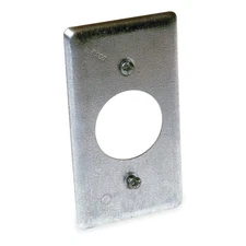 RACO 867 Electrical Box Cover,Square,4-1/4 in. 4YF17