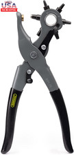 Leather Hole Punch Tool - 6 Multi-Hole Sizes for Leather, Rubber, Plastic - Ho