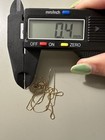 14k yellow gold box chain with diamond charm  — photo 4