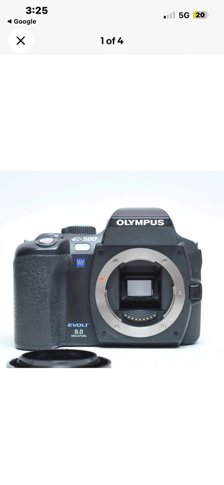 Corpo da câmera Olympus E-500 8MP quatro terços DSLR 709 - Imagem 4 de 4