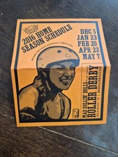 2016 Mad Rollin' Dolls Roller Derby Folding Schedule