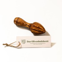 Zitronenpresse, Zitruspresse Aus Olivenholz (15 Cm Und 18 Cm)