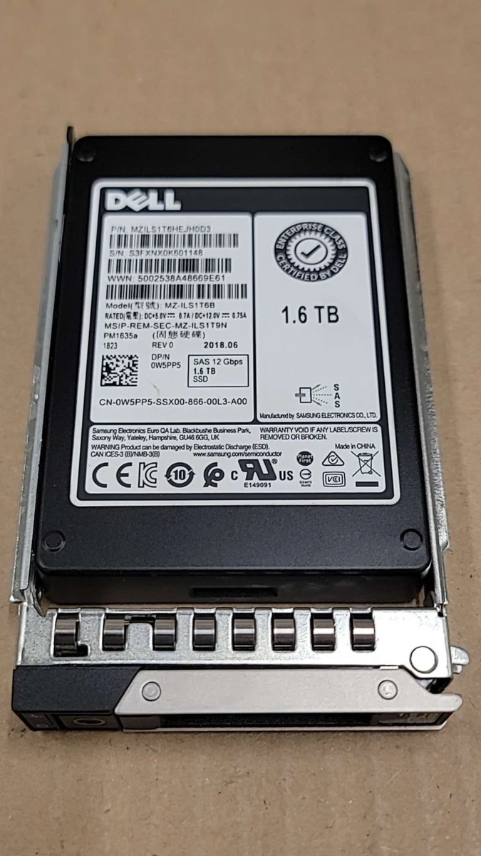 25+ SAS Solid-State Drives 1.6 TB Storage Capacity for sale