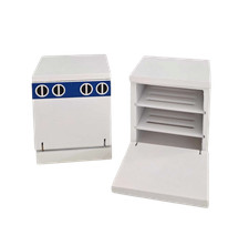 Dolls House Small White Dishwasher Modern Appliance Kitchen Furniture
