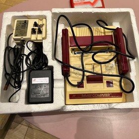 Nintendo Family Computer Famicom HVC-001 Console with 2 Controllers & Power Adap