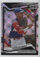 2022 Panini Elite Extra Edition Prime Numbers A 24/185 Anderson Fermin #179 0u66