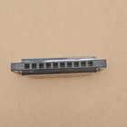 ILLINOIS Diatonic Harmonica Key of C Silver Chrome Plated w/ Case 6181L — photo 2