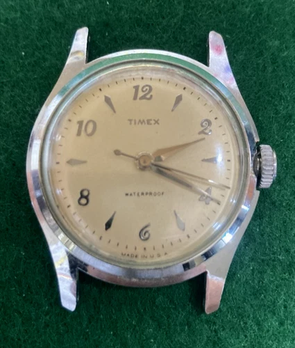 Vintage Timex Men's Mechanical Wrist Watch Running