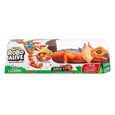 Zuru Robo Alive Lurking Frill-Necked Lizard Orange