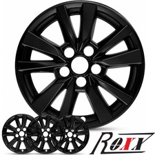 16 Black Wheel Skins 4 For 2025-2026 Toyota Camry Le Hub Caps Full Rim Covers 16 Black Wheel Skins 4 For 2025-2026 Toyota Camry Le Hub Caps Full Rim Covers