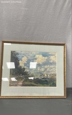 After Claude Monet Framed Art Print The Seine at Argenteuil Impressionist 26x22