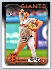 MASON BLACK  GIANTS  RC  2024 TOPPS UPDATE #US179