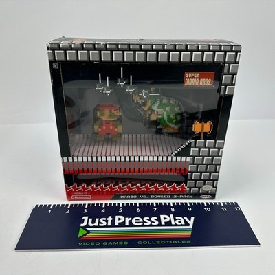 New Sealed Nintendo Jakks Mario vs Bowser 2 Pack Figure Box Set