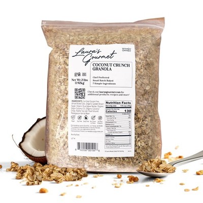 - Coconut Crunch - Gluten, Soy & Dairy Free - Organic Agave, Crunchy Coconut ...