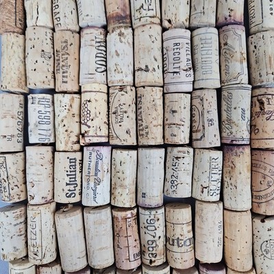 Natural Wine Cork Lot 100 Used Corks Art Crafts Wedding Recycle Upcycle