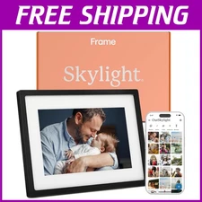 10 Inch Black Digital Photo Frame - Easy Setup, Touch Screen