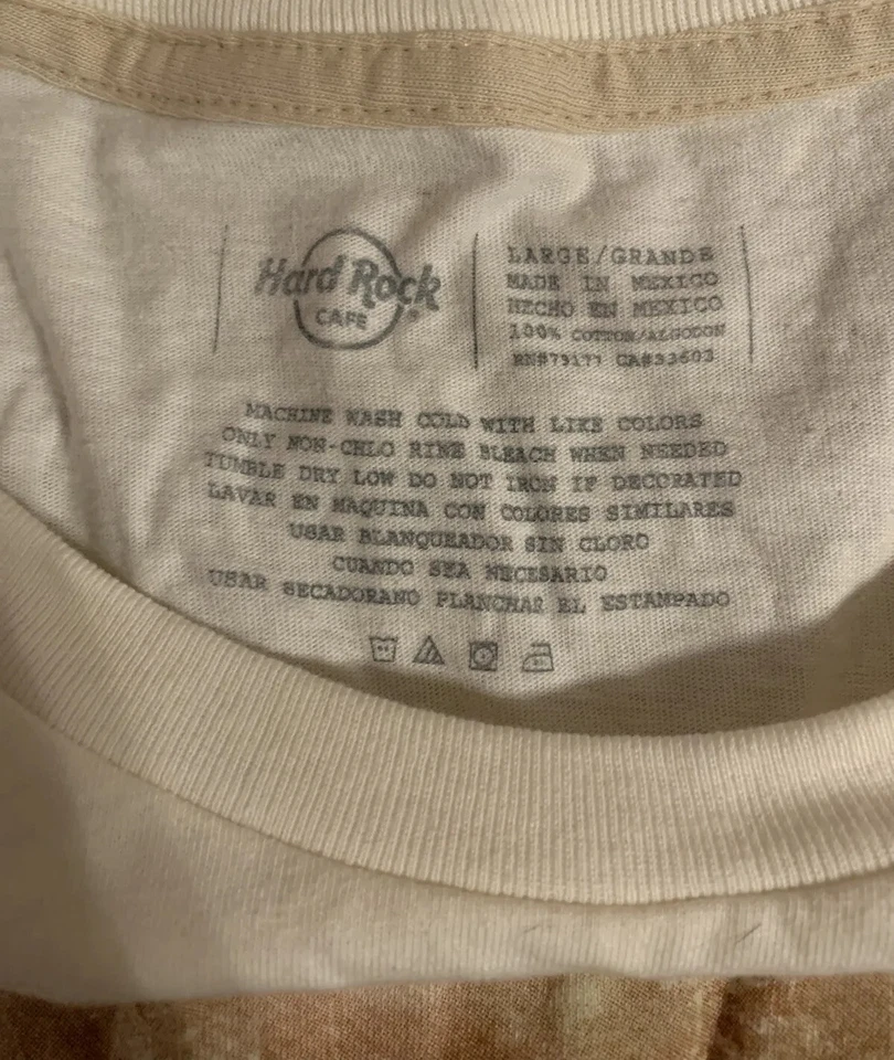 Hard Rock Cafe Nassau Bahamas  T-Shirt Mens Size Large Like New With Tags - Image 3 of 4