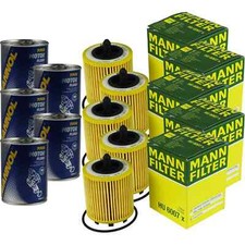 5x Original MANN Ölfilter HU 6007 x + 5x SCT Motor Flush Motorspülung